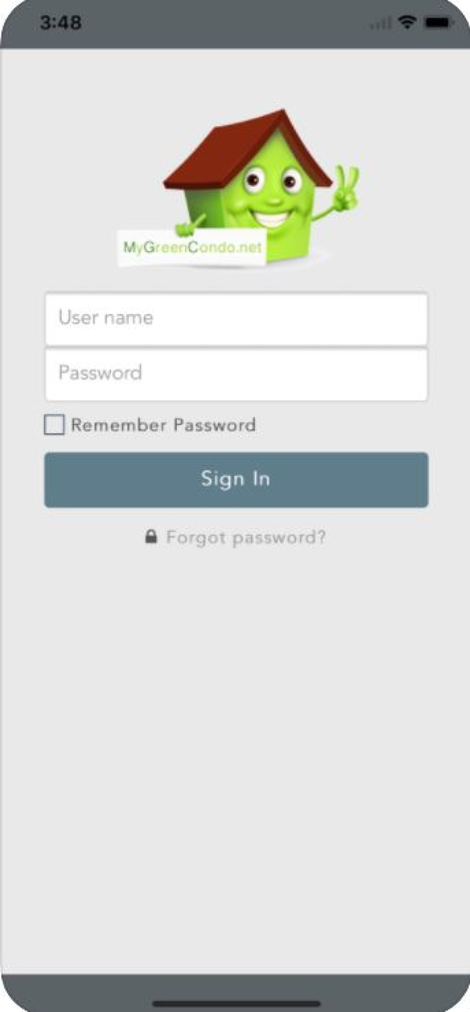 screenshot of My Green Condo